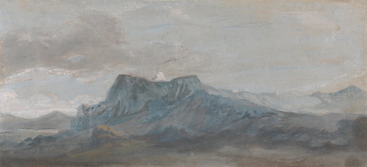 Welsh Bergstudie door Paul Sandby