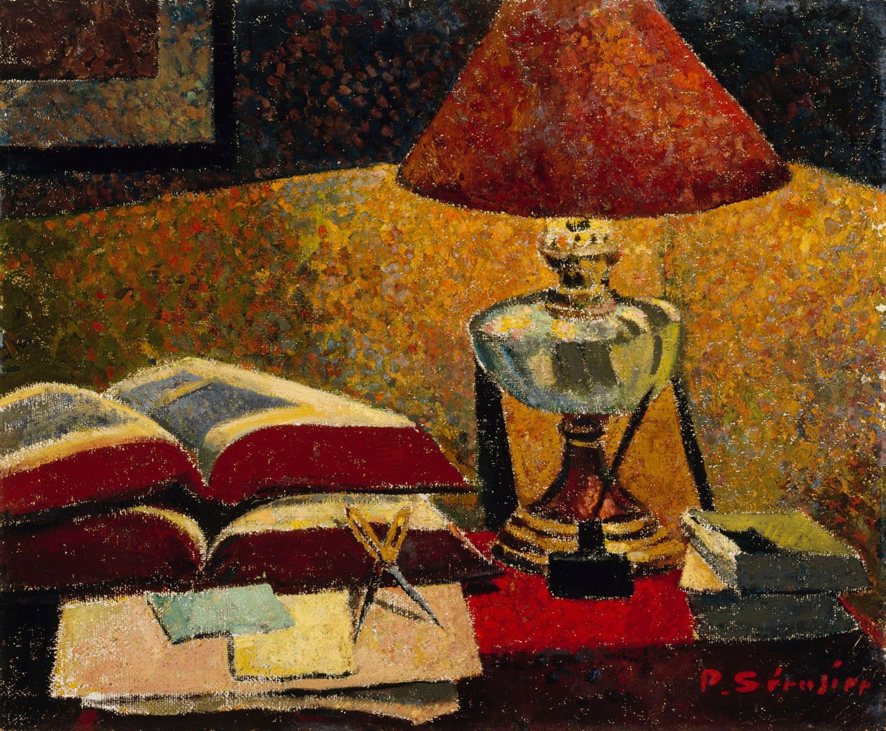 Onder de lamp door Paul Sérusier
