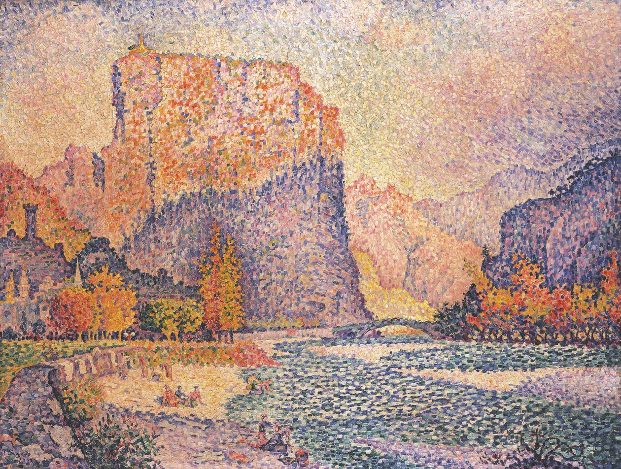 Castellane, 1902 door Paul Signac