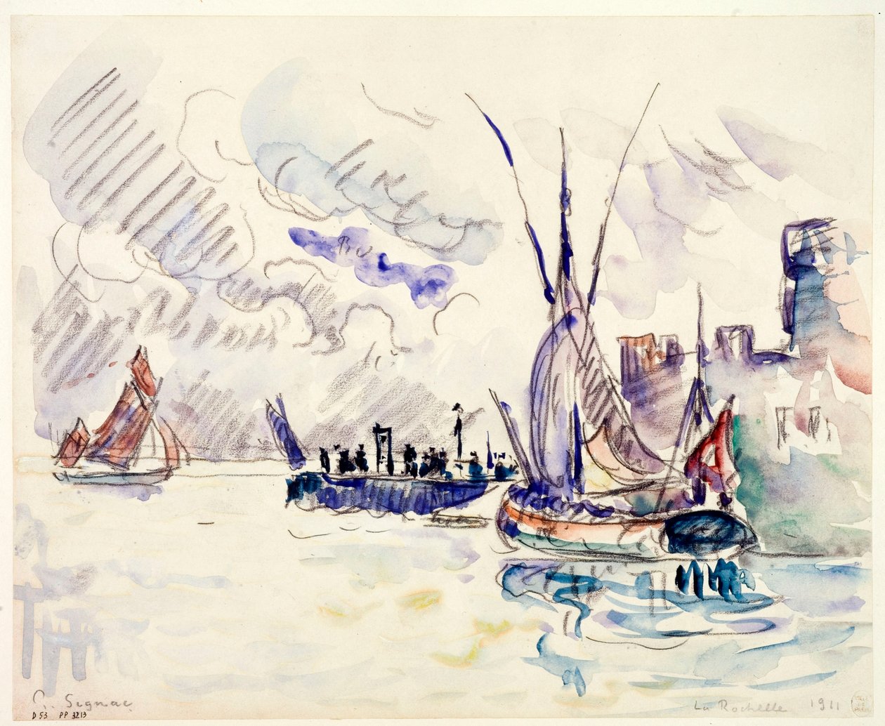 La Rochelle door Paul Signac