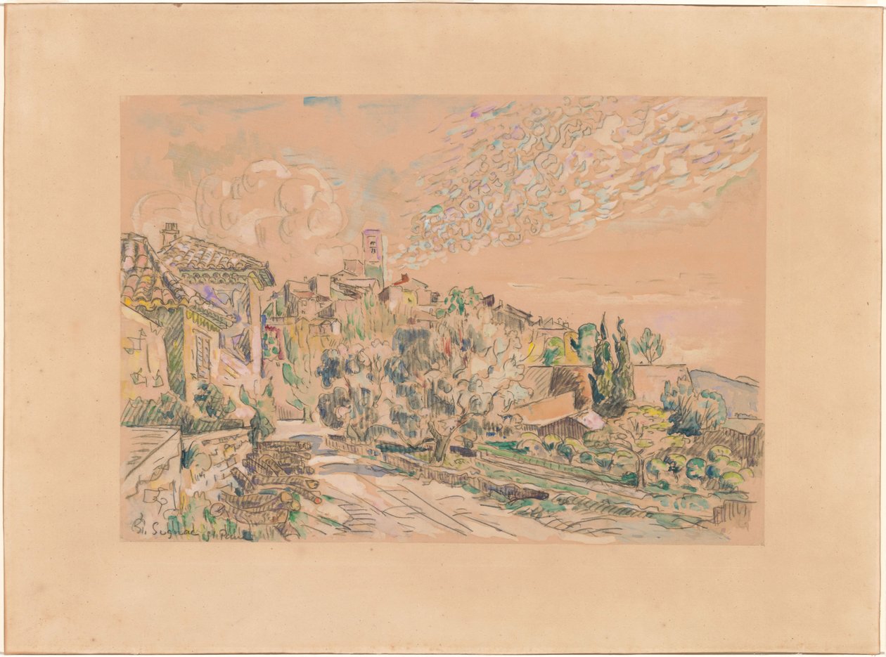 Saint-Paul-de-Vence door Paul Signac