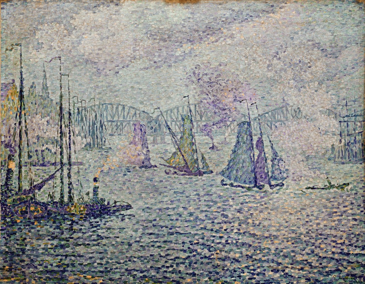 De haven van Rotterdam door Paul Signac