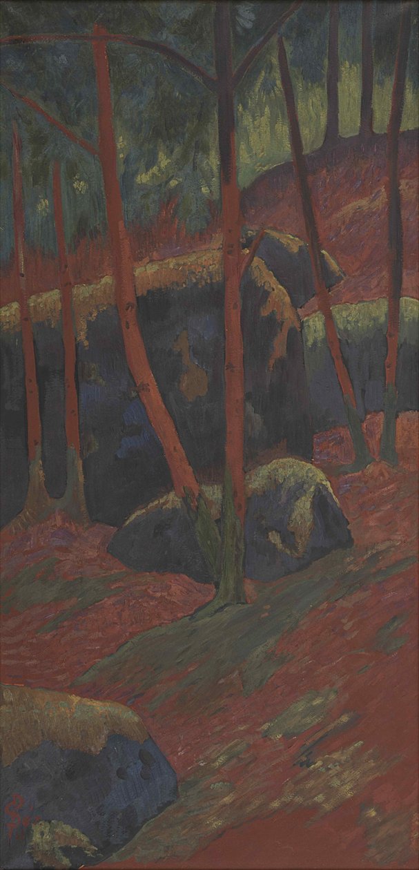 Le Bois rouge, ca. 1895 door Paul Sérusier