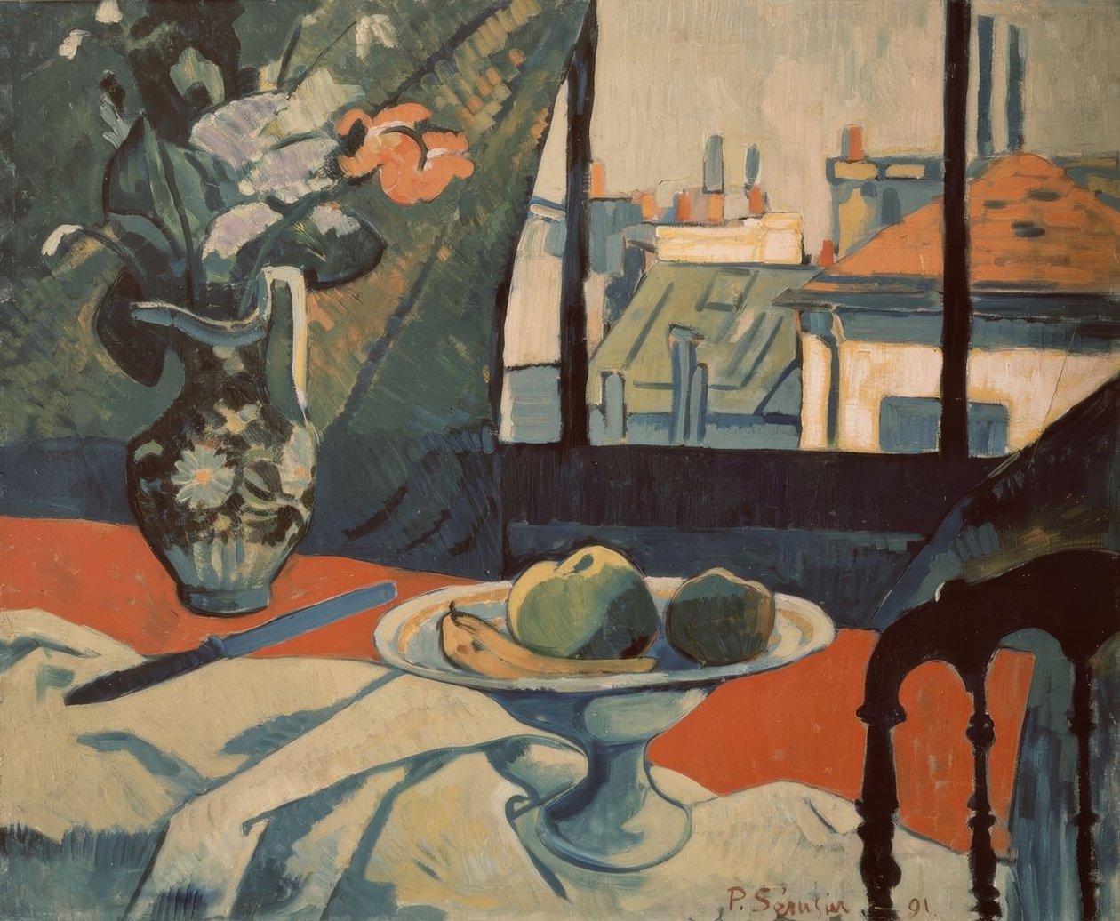 Stilleven bij het raam – 1891 door Paul Sérusier