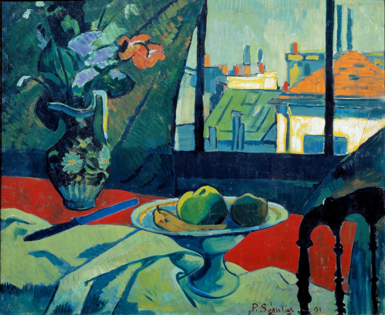 Stilleven, het atelier van de kunstenaar door Paul Sérusier