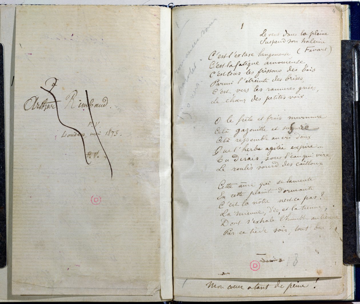 Handgeschreven pagina