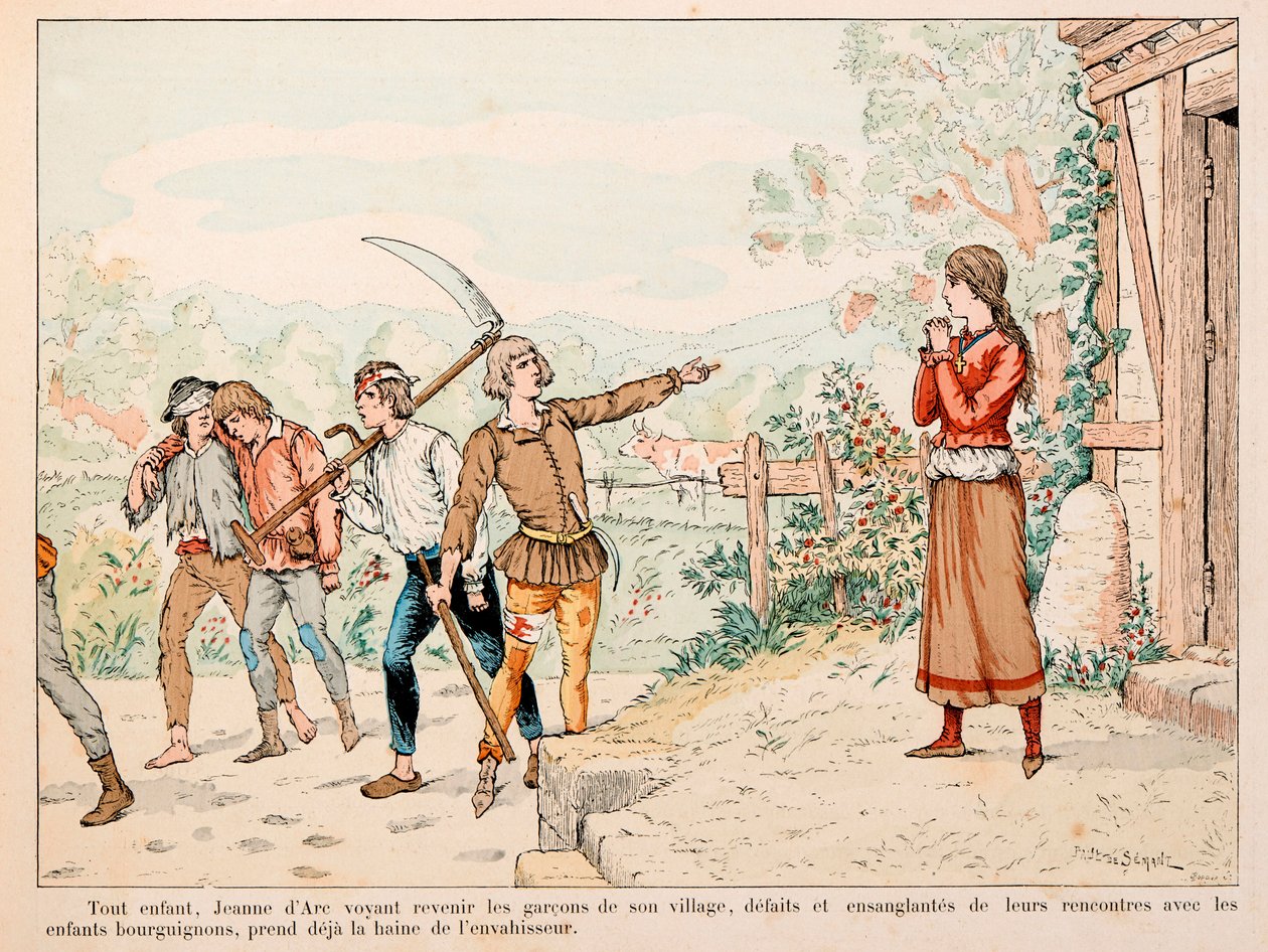 Illustratie uit het boek Jeanne d