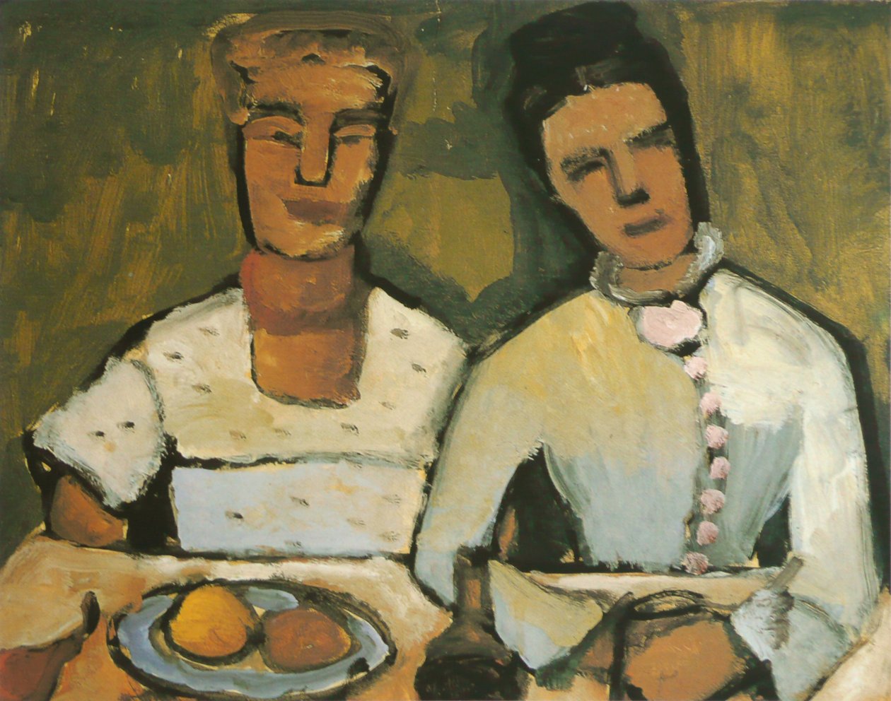 Lee Hoetger en zijn zus door Paula Modersohn Becker