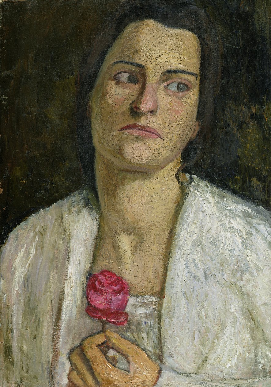 De Beeldhouwster Clara Rilke-Westhoff (1878-1954) 1905 door Paula Modersohn Becker