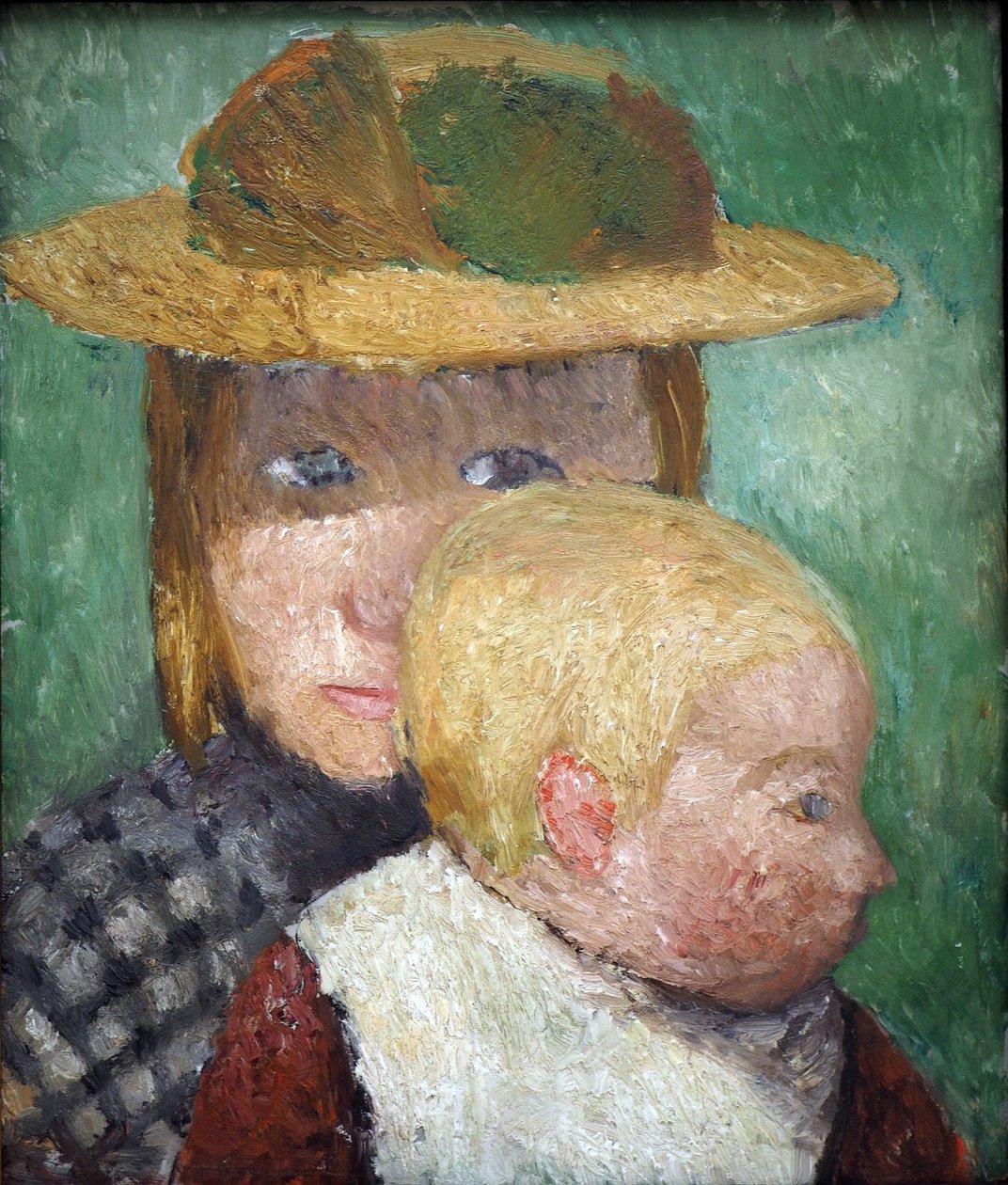 Kinderen in de zon, c.1903 (tempera op karton) door Paula Modersohn Becker