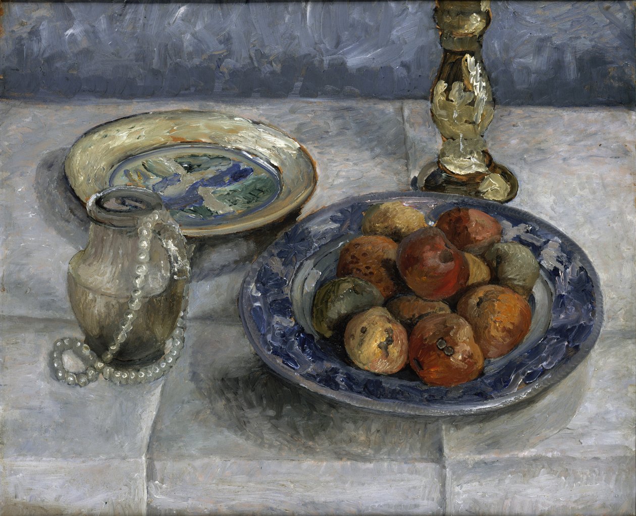 Stilleven met appels door Paula Modersohn-Becker