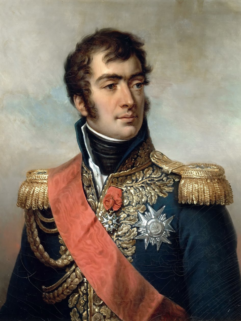 Auguste Frédéric Louis Viesse de Marmont, 1e Hertog van Ragusa 1774-1852 door Paulin Guérin