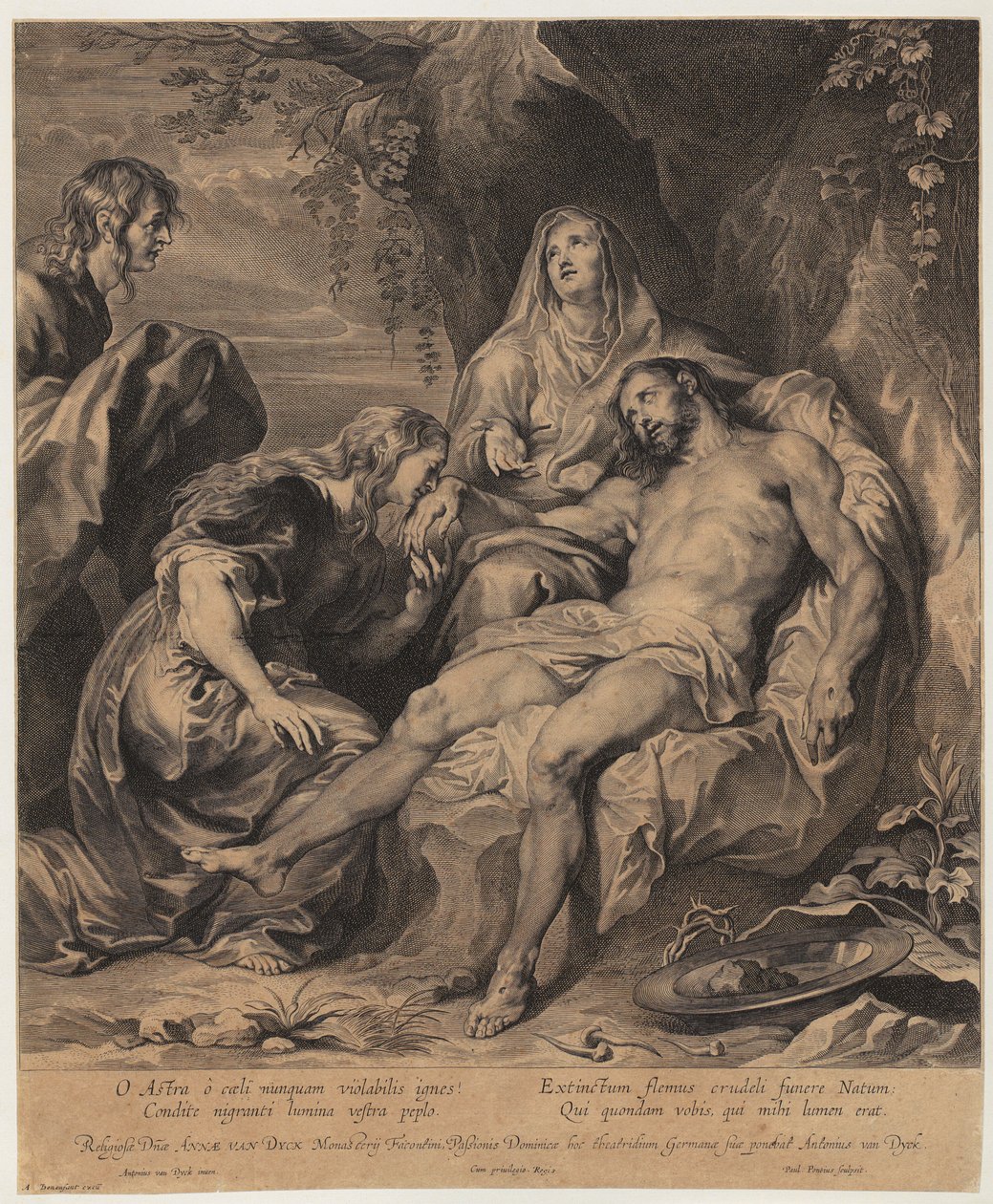 Bewening van Christus door Paulus Pontius