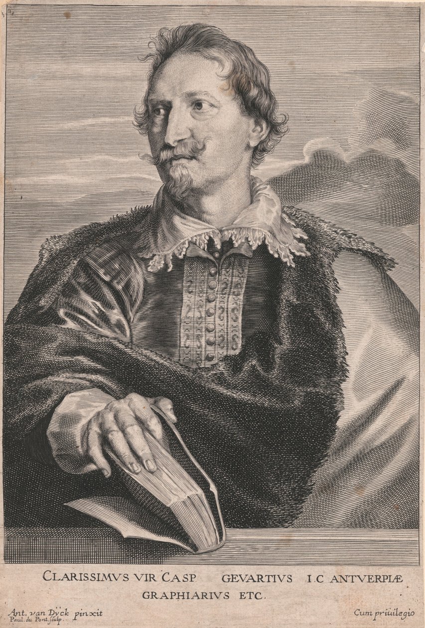 Casperius Gevartius door Paulus Pontius