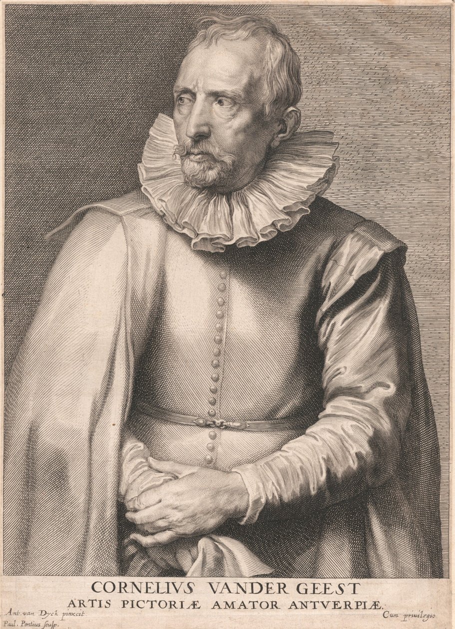 Cornelius Vander Geest door Paulus Pontius
