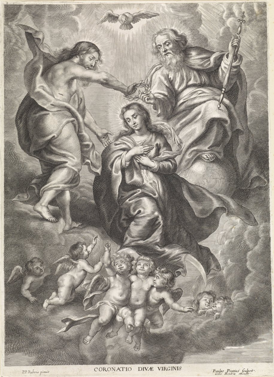 Kroning van Maria door Paulus Pontius