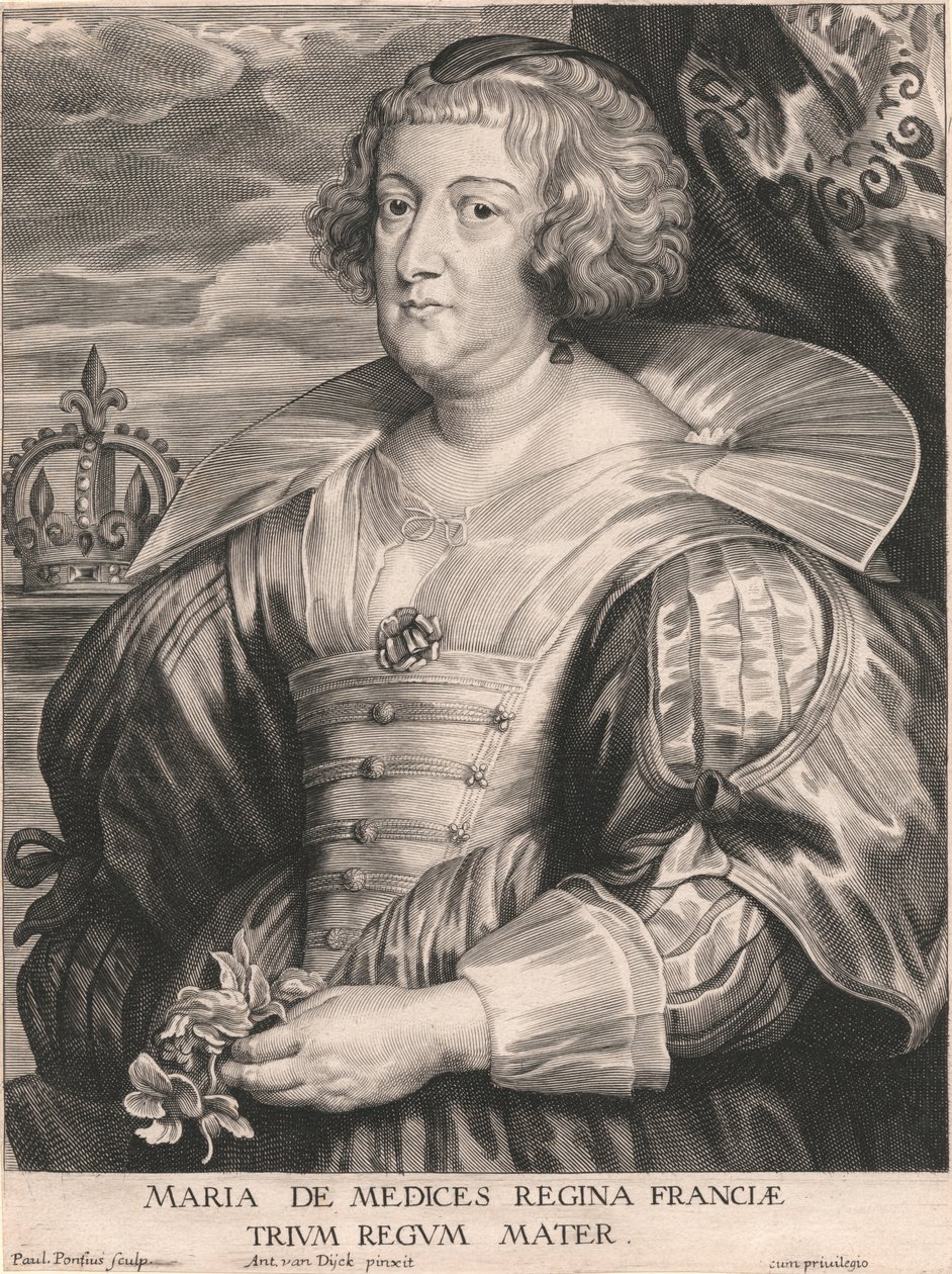 Maria de Medices Regina Franciæ, Moeder van Drie Koningen door Paulus Pontius