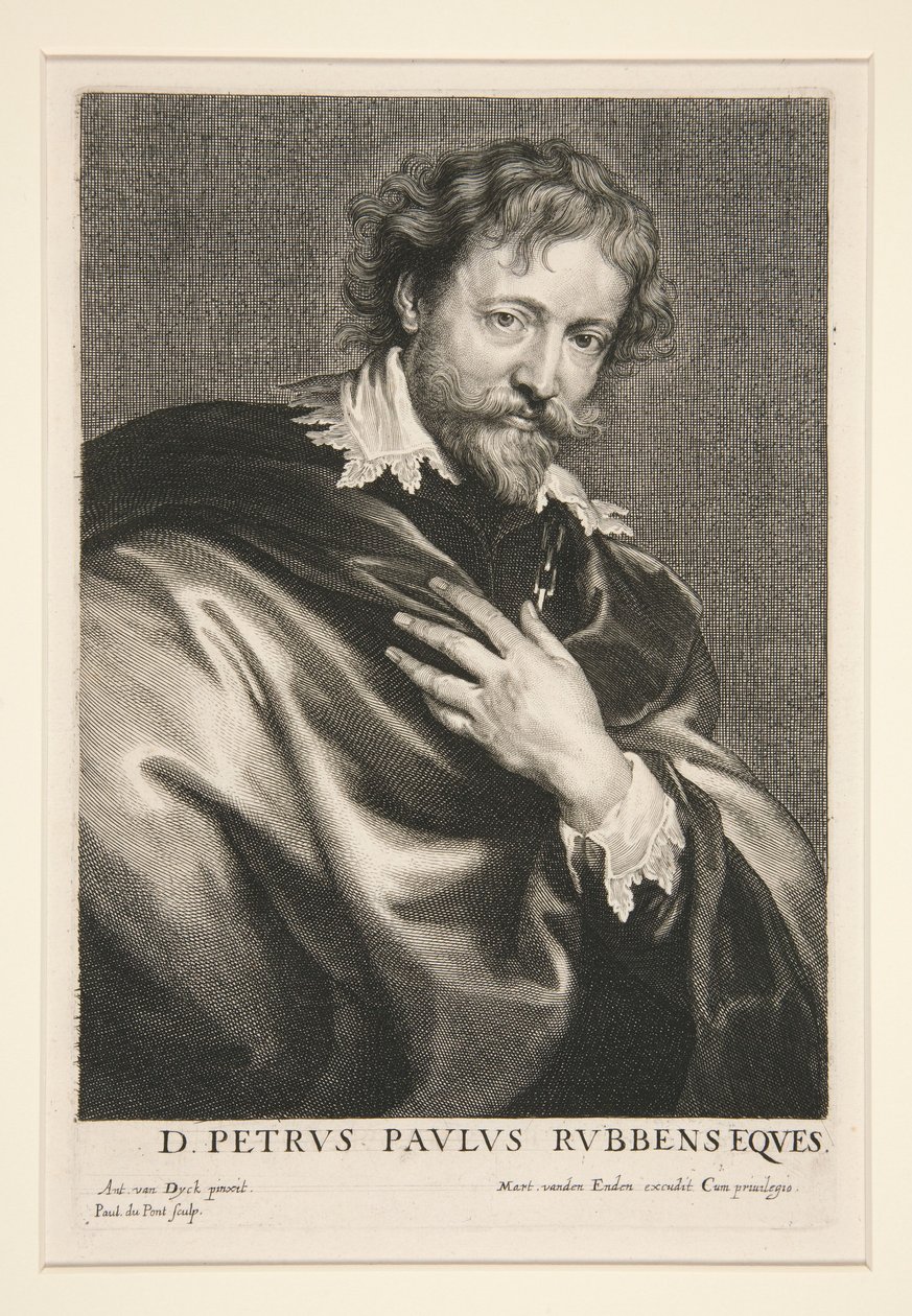Peter Paul Rubens (1577-1640) door Paulus Pontius