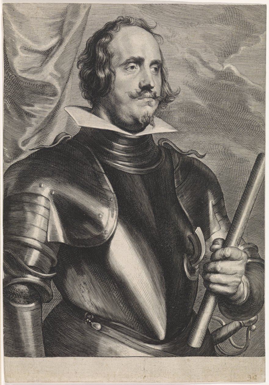 Portret van Emanuel Frockas, graaf van Feria door Paulus Pontius