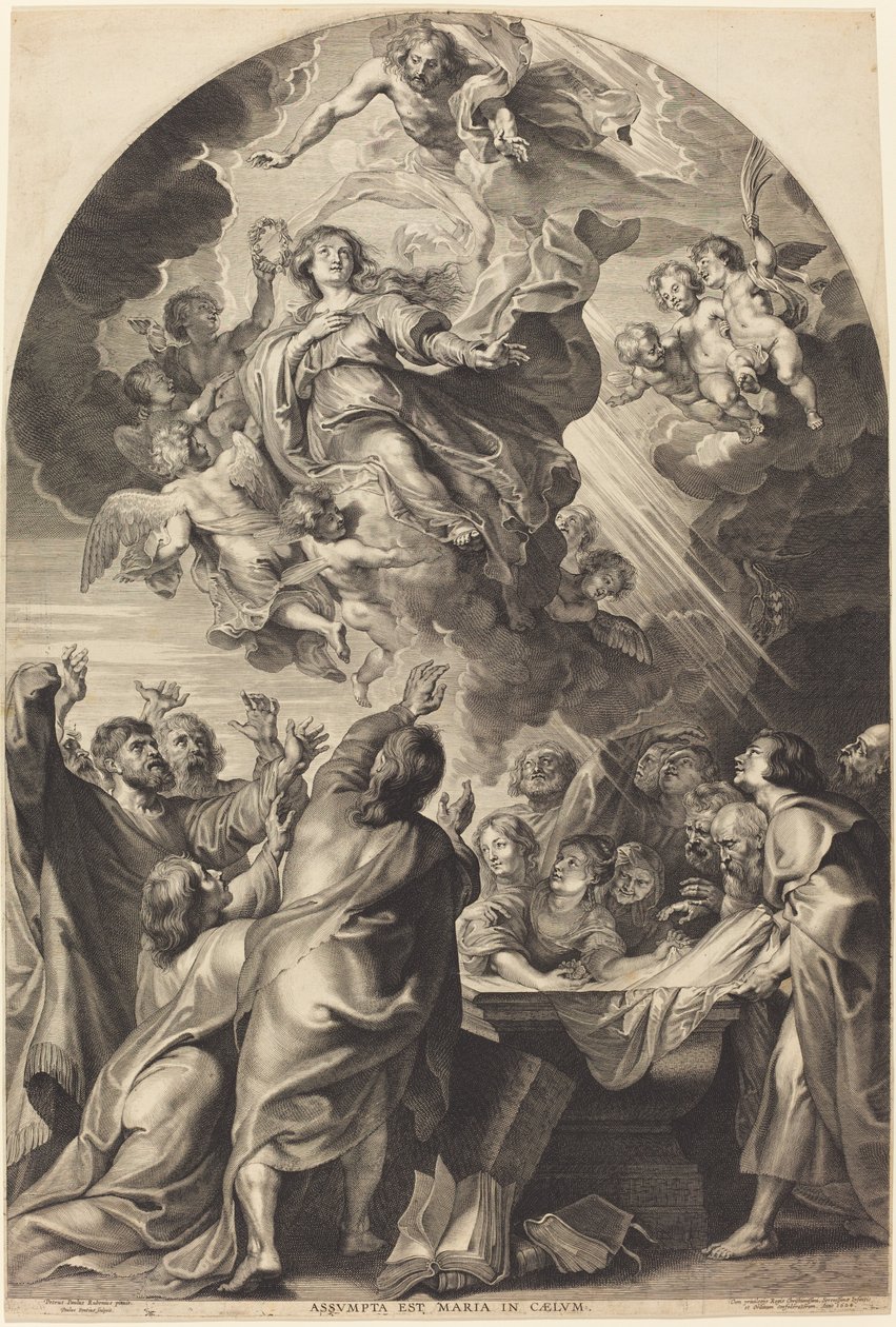 De Tenhemelopneming van de Maagd door Paulus Pontius, after Sir Peter Paul Rubens