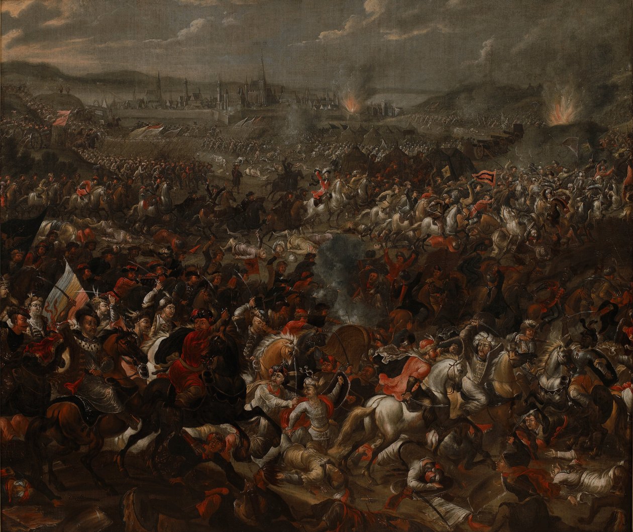 De Slag om Wenen op 12 september 1683 door Pauwel Casteels
