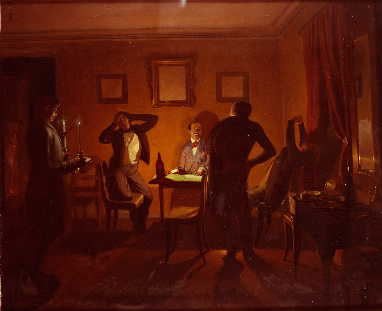 De gokkers door Pavel Andreevich Fedotov