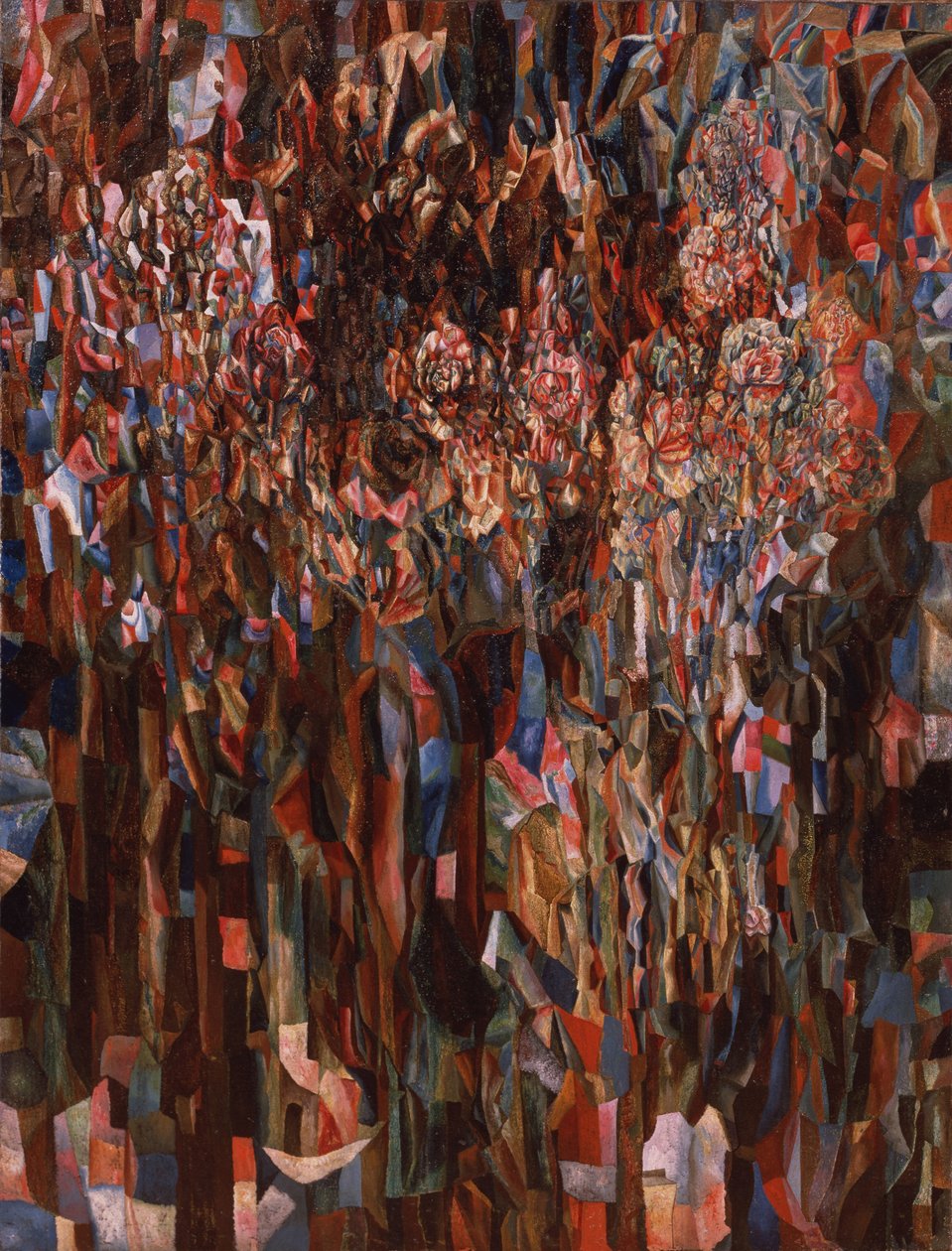 Bloemen van de bloeitijd van de wereld, 1915 door Pavel Nikolayevich Filonov