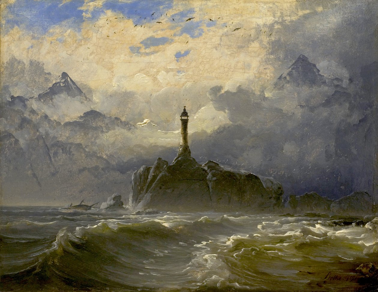 Zeegezicht, 1849 door Peder Balke