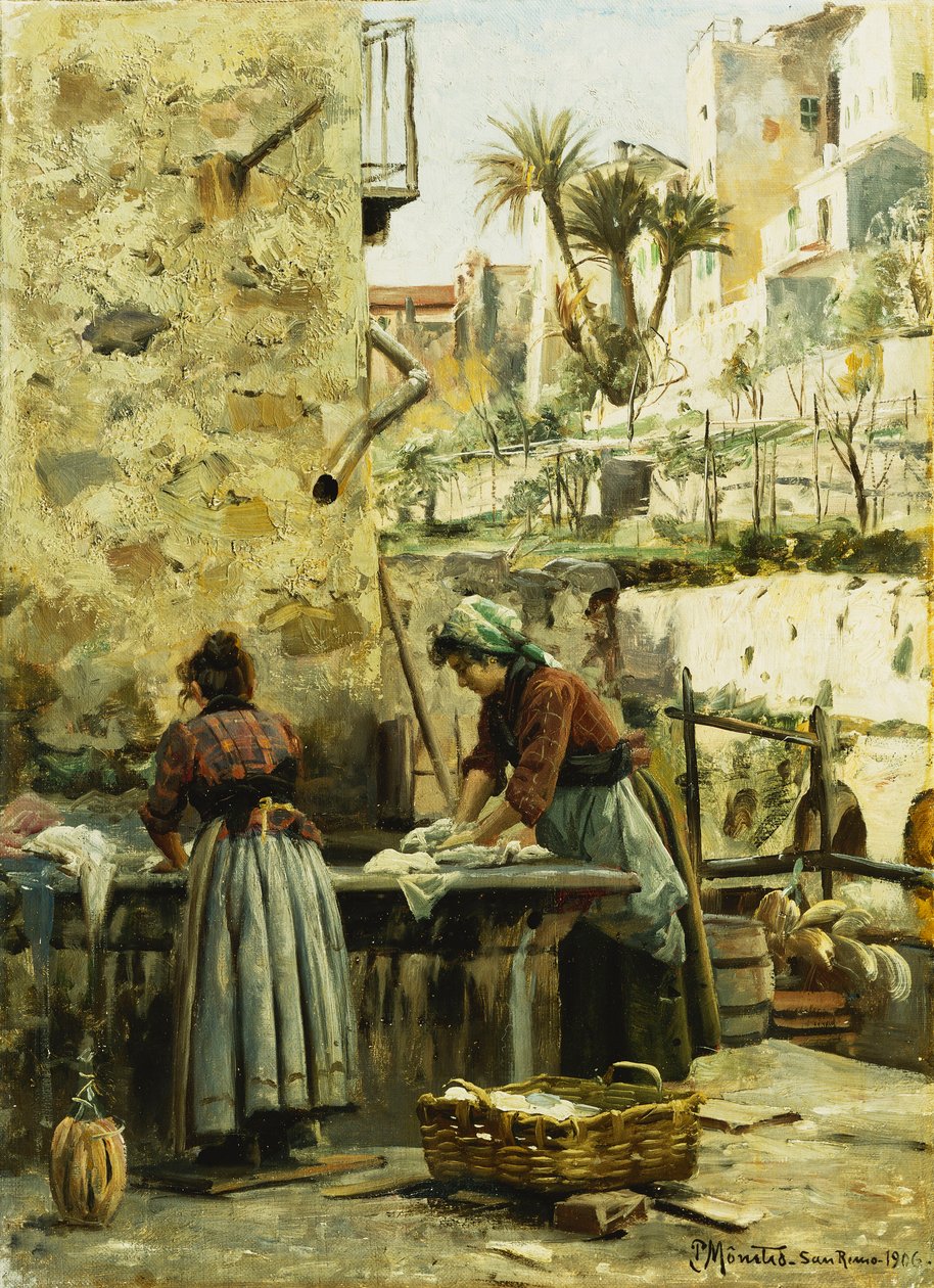 De Wasvrouwen door Peder Monsted
