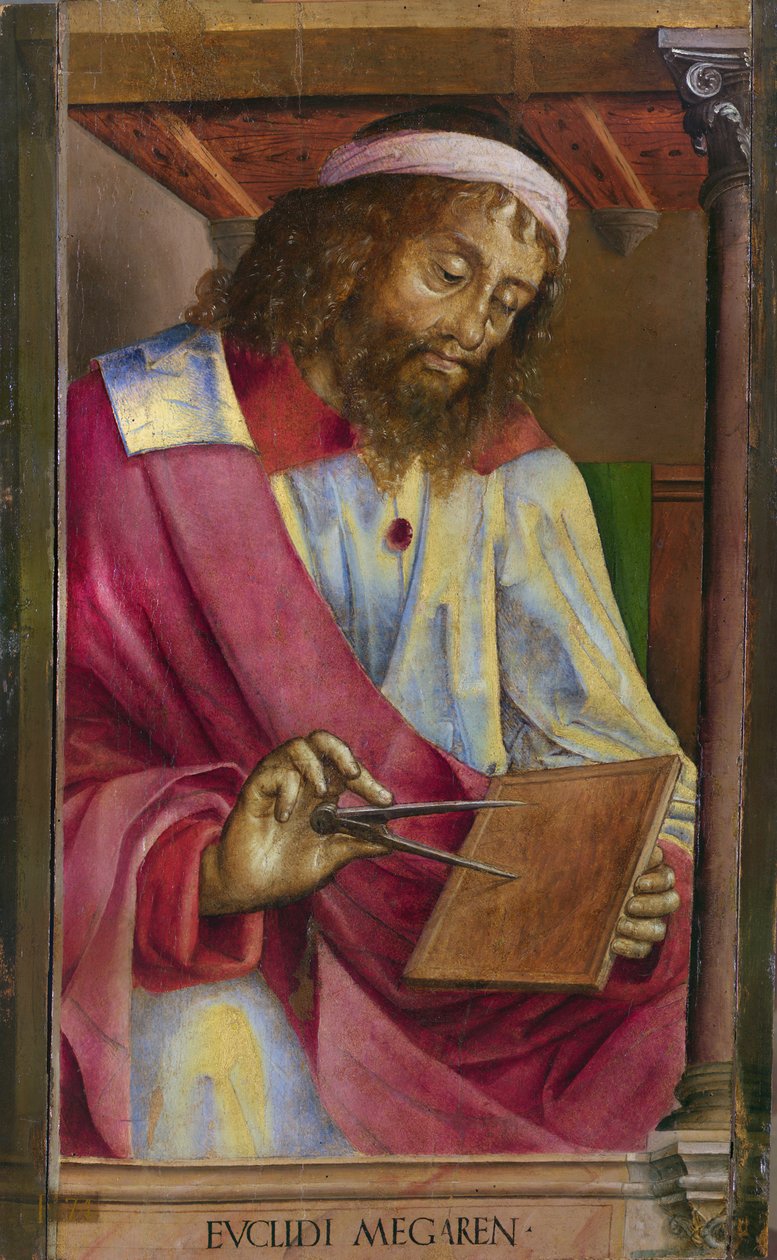 Euclides van Alexandrië door Pedro Berruguete
