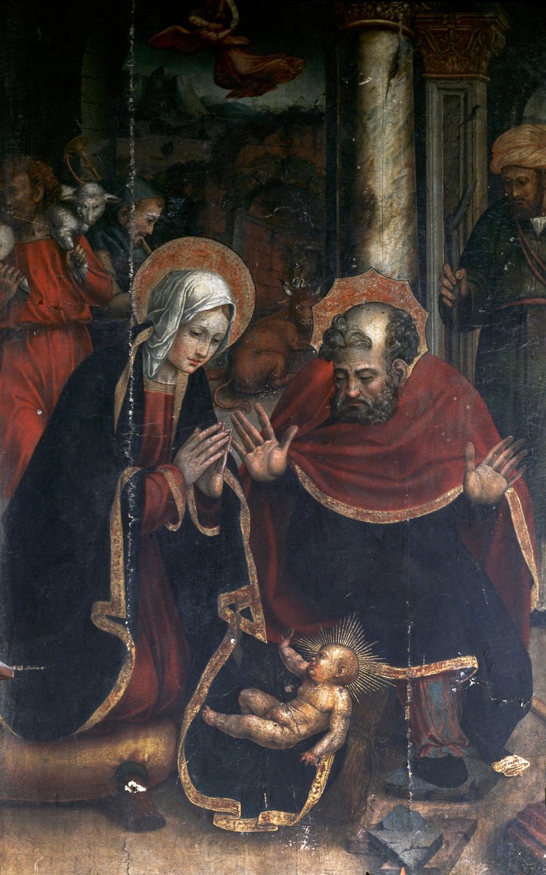 De geboorte van Christus door Pedro Nunez del Valle