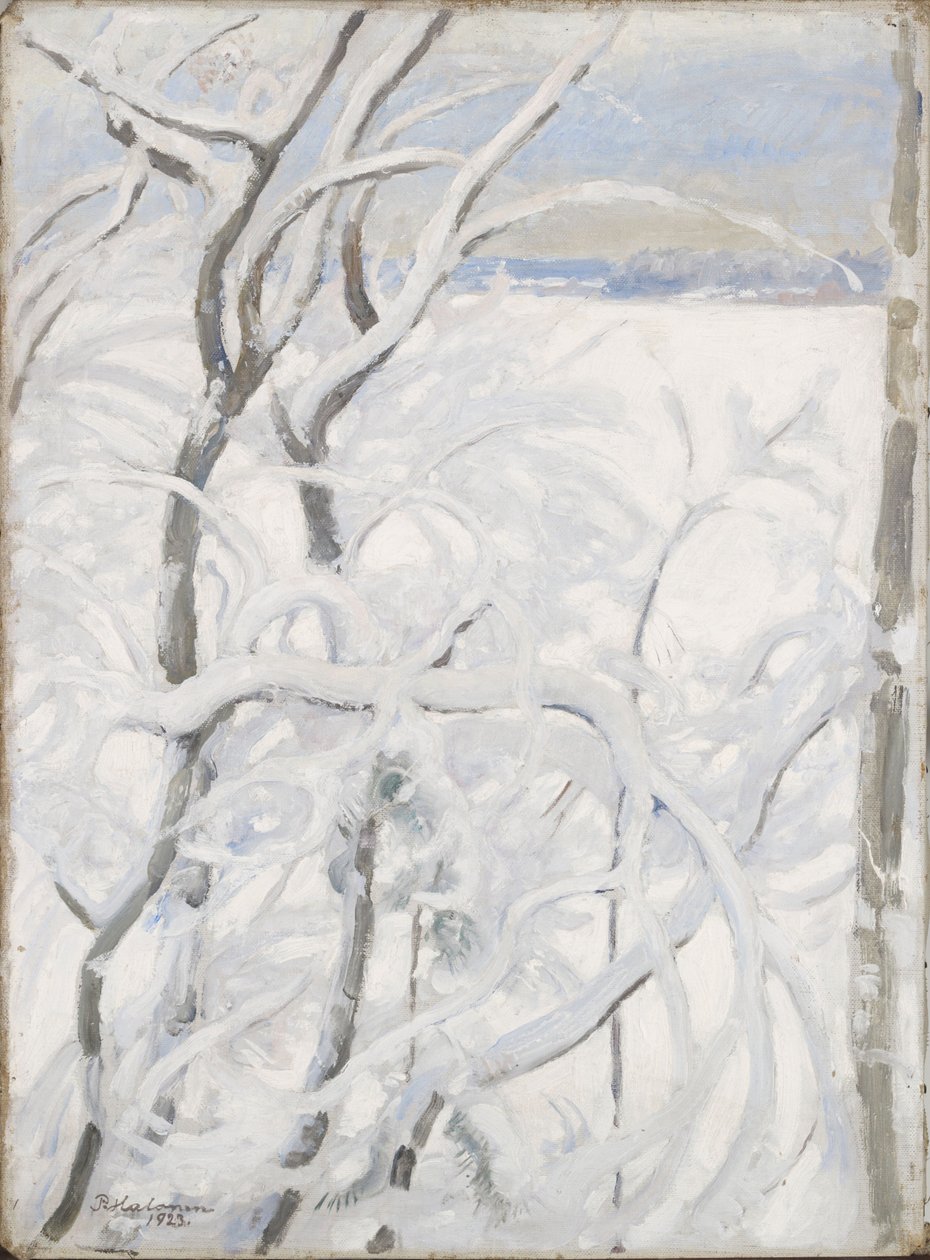 Boom in de winter door Pekka Halonen