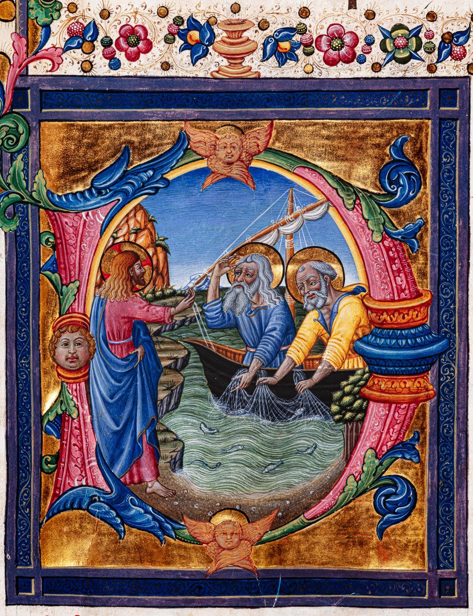 Piccolomini-bibliotheek: koorboek, cod. 11.M, ff. 4r met 