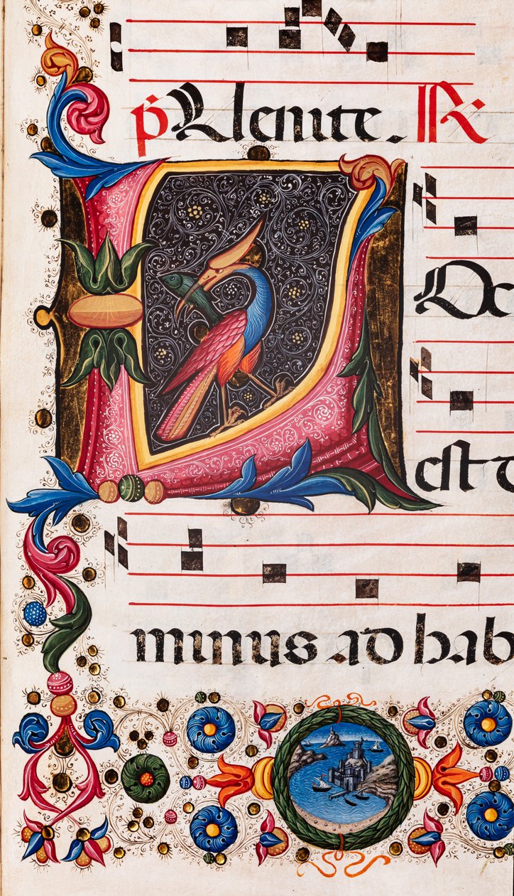 Piccolomini Bibliotheek: koorboek, cod. 5.E, ff. 63r met 