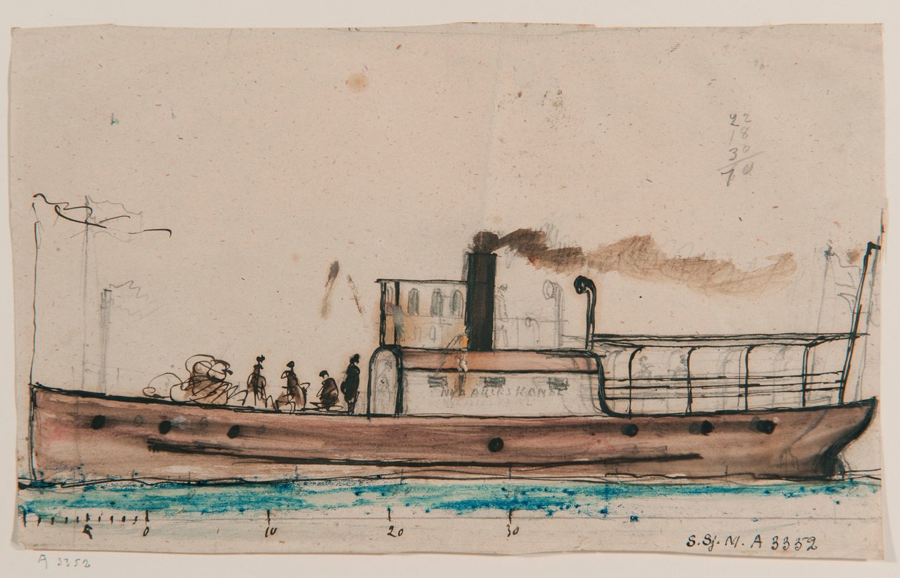 Stoomboot NYA AKERS KANAL door Per Wilhelm Cedergren