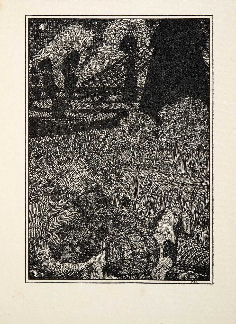 Hondensmokkelaars, uit Honderd Anekdotes van Dieren, uitgegeven 1924 door Percy J. Billingshurst