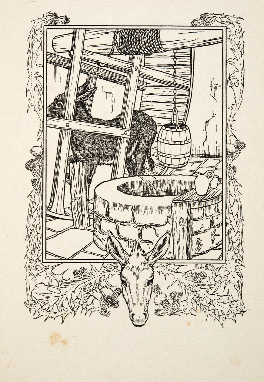 Water Halen, uit Honderd Anekdotes van Dieren, uitgegeven 1924 door Percy J. Billingshurst