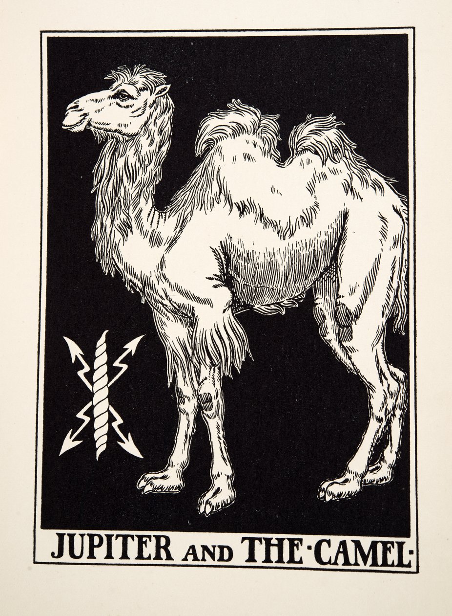Jupiter en de kameel, uit Honderd fabels van Aesopus door Percy J. Billingshurst