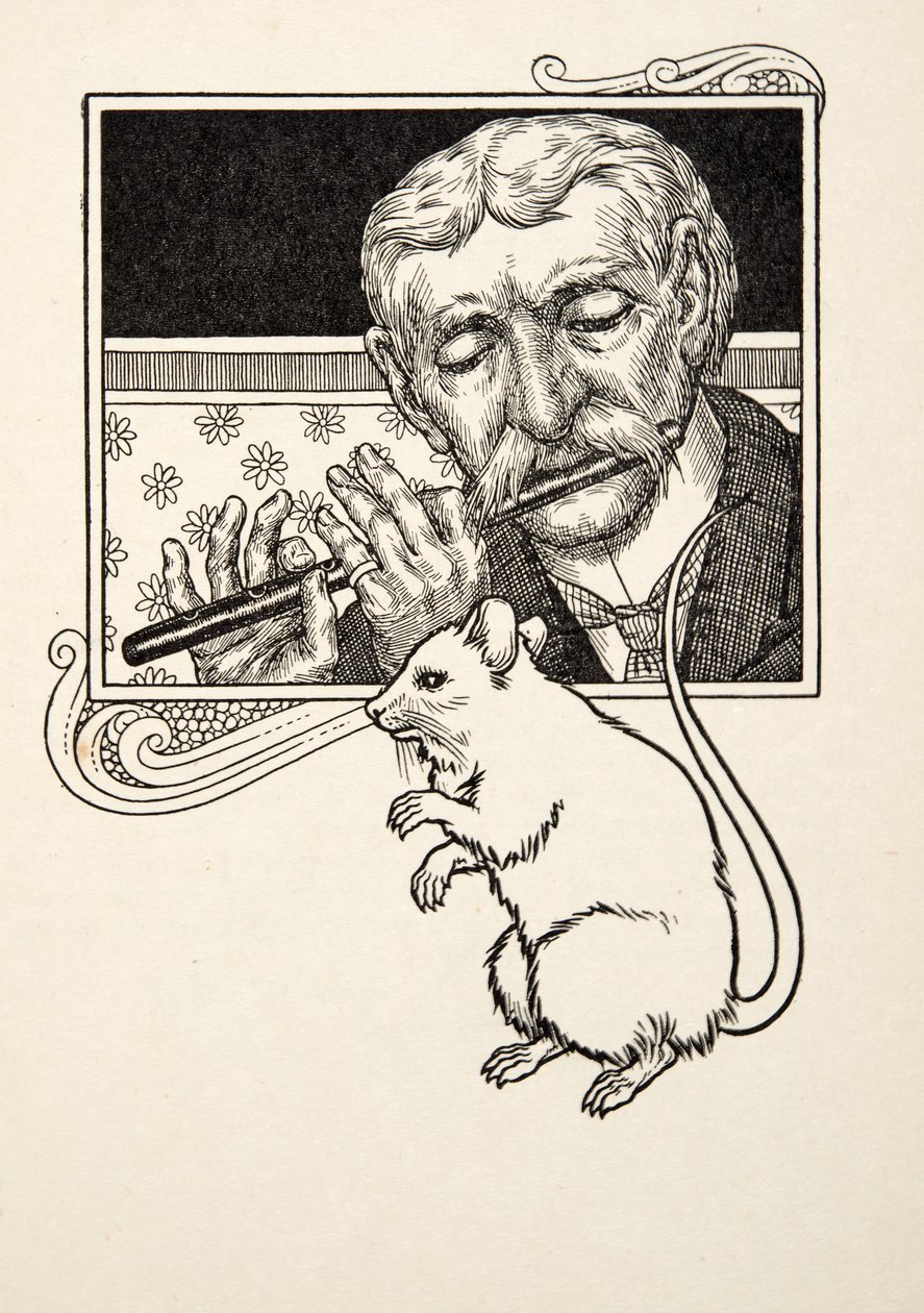 Muzikale muizen, uit Honderd anekdotes van dieren, pub. 1924 door Percy J. Billingshurst