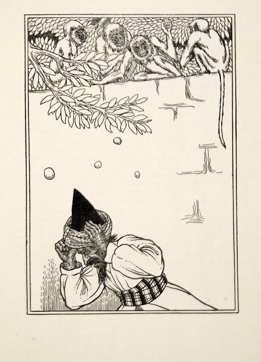 Vechtlust, uit Honderd anekdotes van dieren, pub. 1924 door Percy J. Billingshurst