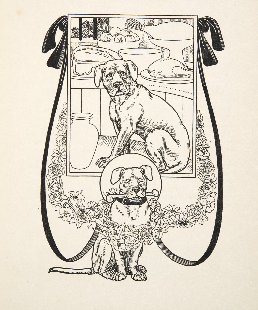 Zeldzame eerlijkheid, uit Honderd anekdotes van dieren, pub. 1924 door Percy J. Billingshurst