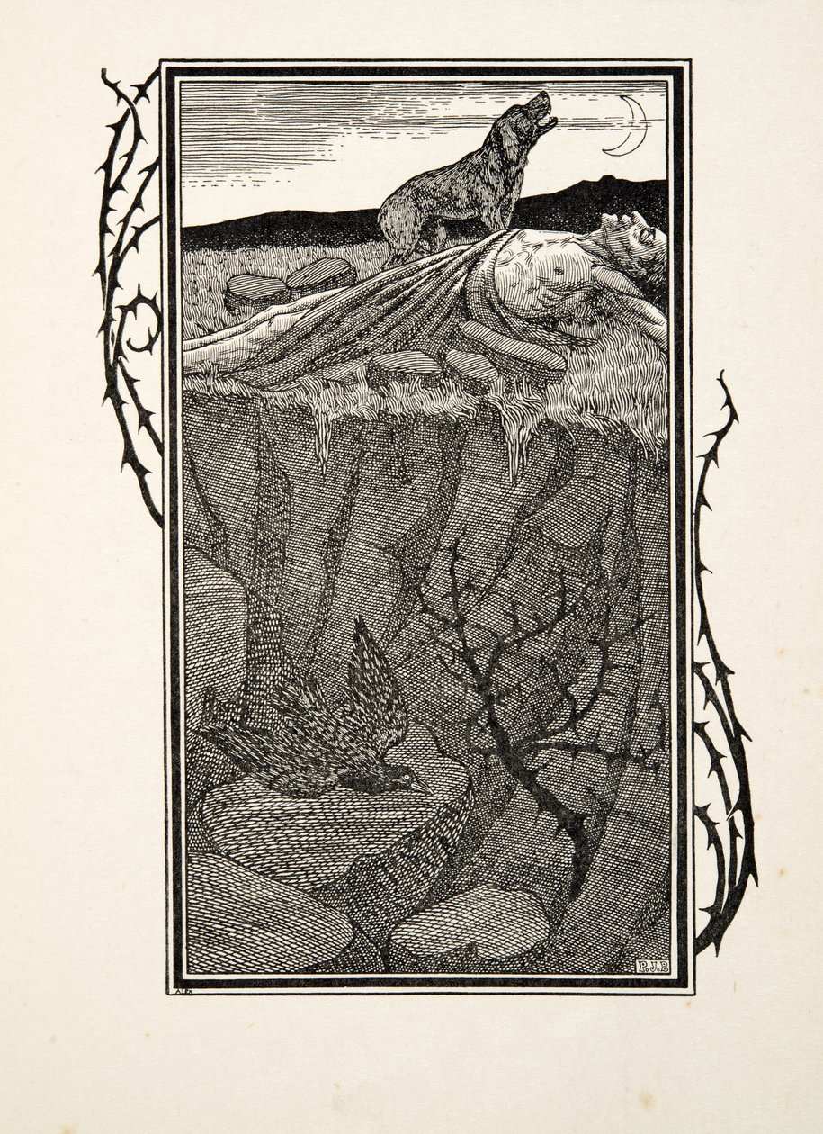 Sabinus en zijn Hond, uit Honderd Anekdotes van Dieren, uitgegeven 1924 door Percy J. Billingshurst