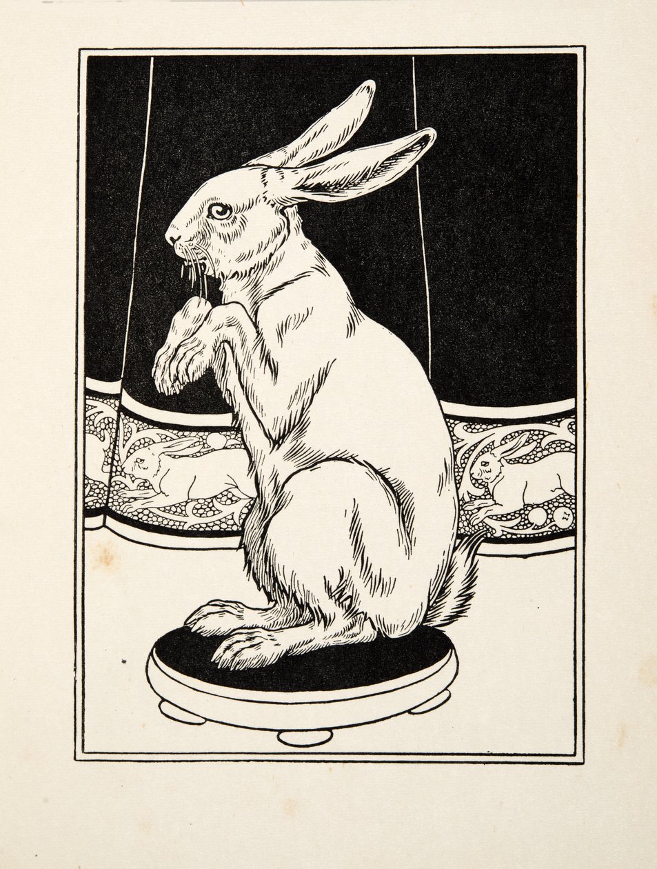 Tamme hazen, uit Honderd anekdotes van dieren, pub. 1924 door Percy J. Billingshurst