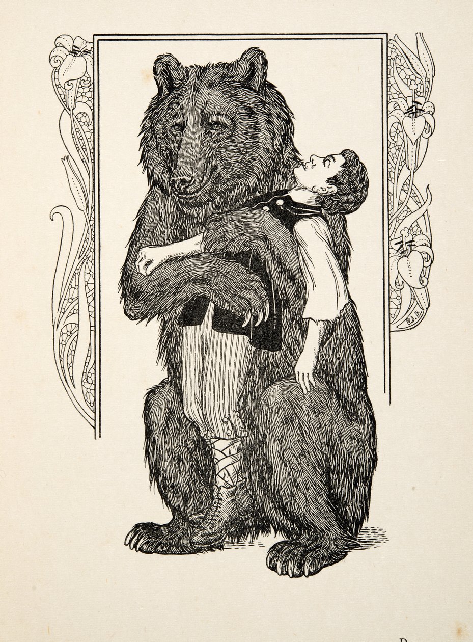 De Beer en het Kind, uit Honderd Anekdotes van Dieren, uitgegeven 1924 door Percy J. Billingshurst