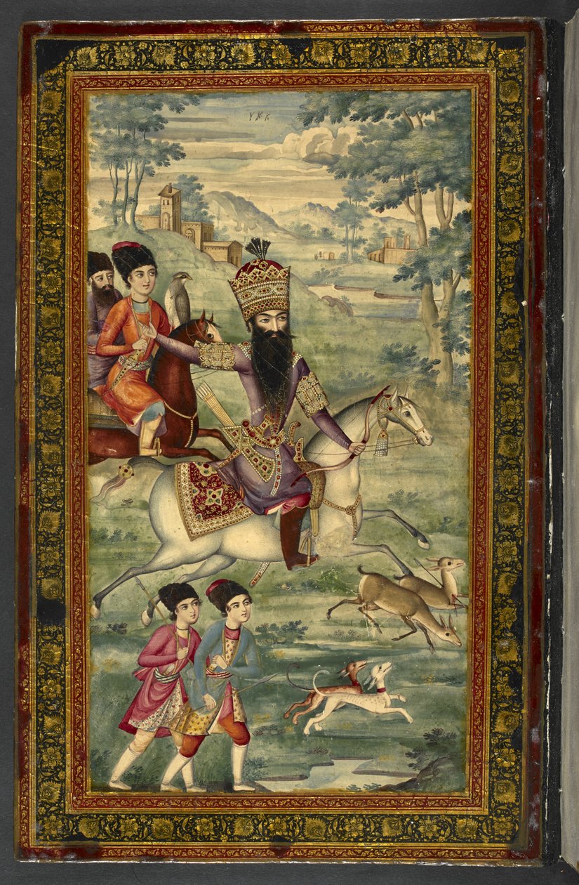 Portret van Fath-Ali Shah Qajar, 
