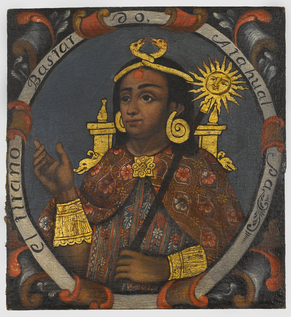 Atahualpa, 14e en laatste Inca-koning door Peruvian School