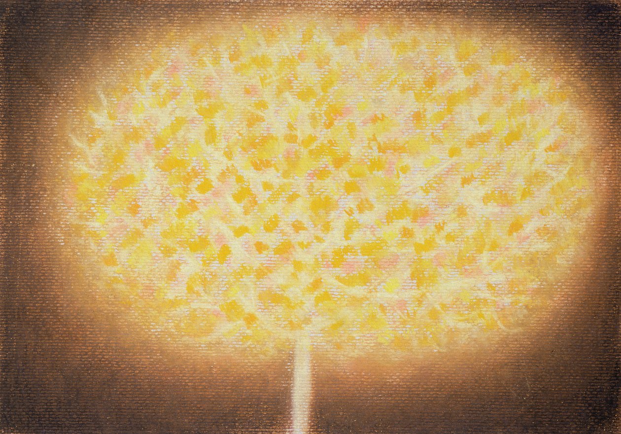 (oliepastel op doek) door Peter Davidson
