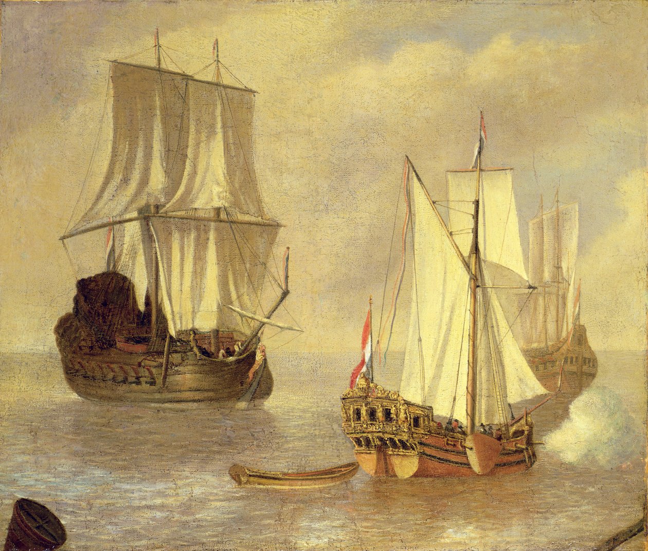 De Landing van de Prins van Oranje door Peter Monamy