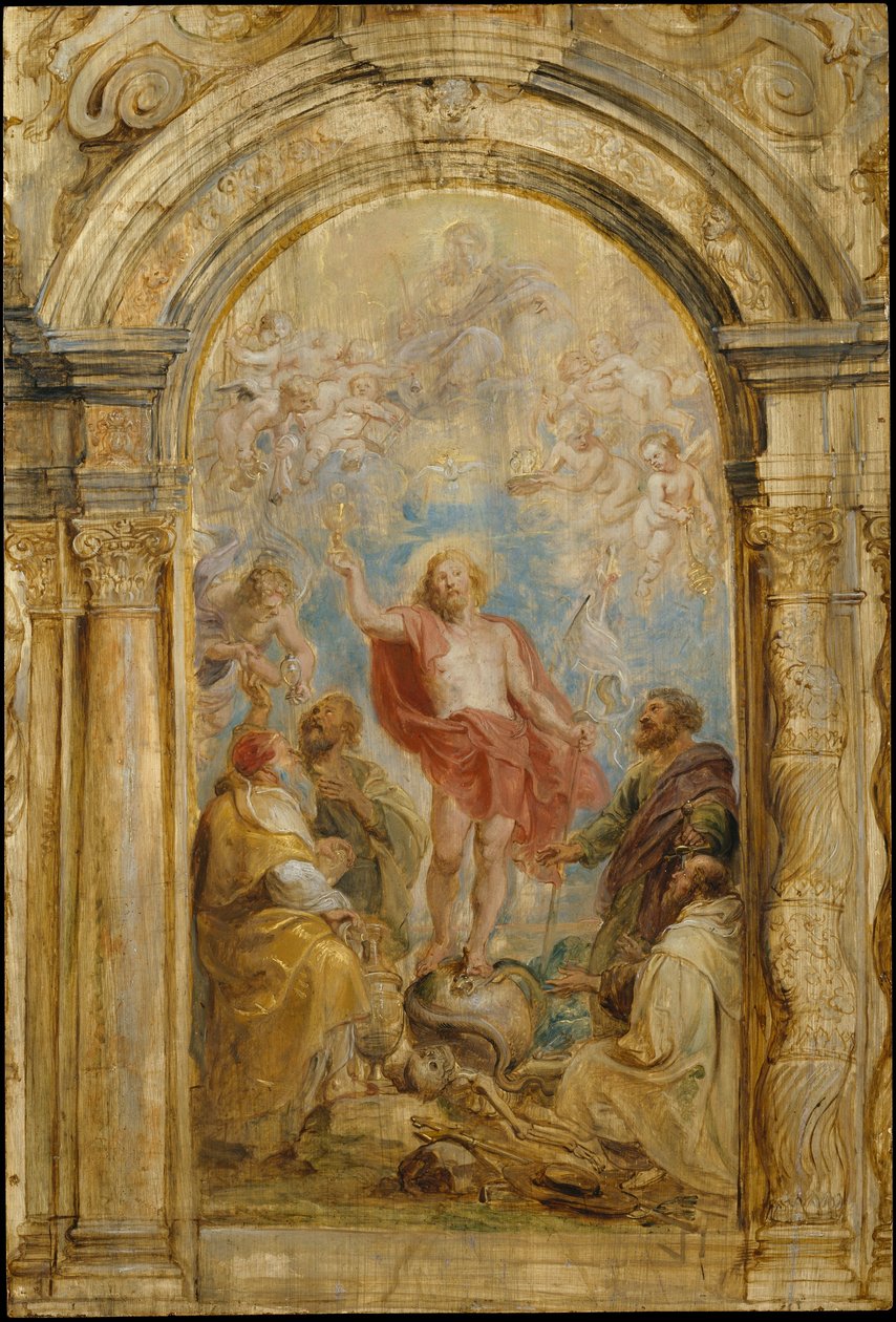 De Verheerlijking van de Eucharistie, c.1630-32 door Peter Paul Rubens