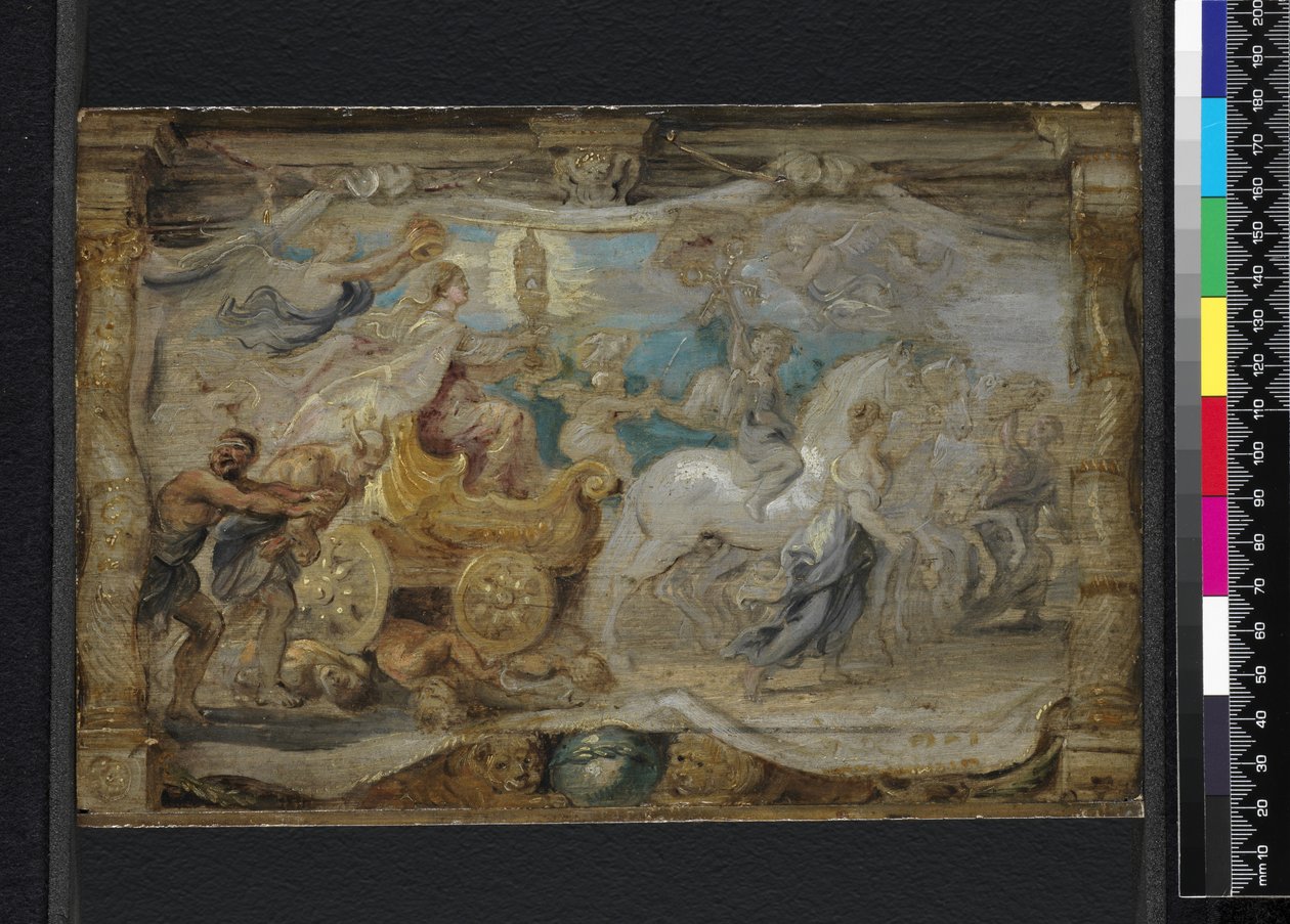 De Triomf van de Eucharistie over Onwetendheid en Blindheid Ecclesia Per S. Eucharistiam Triumphans, ca. 1625-26 door Peter Paul Rubens